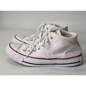 Converse Chuck Taylor All Star Women's Sneakers Size 6.5 White Mid Top Shoes